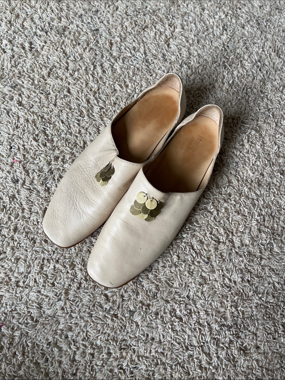 Twenty Two Genuine leather Loafers with brass charms
